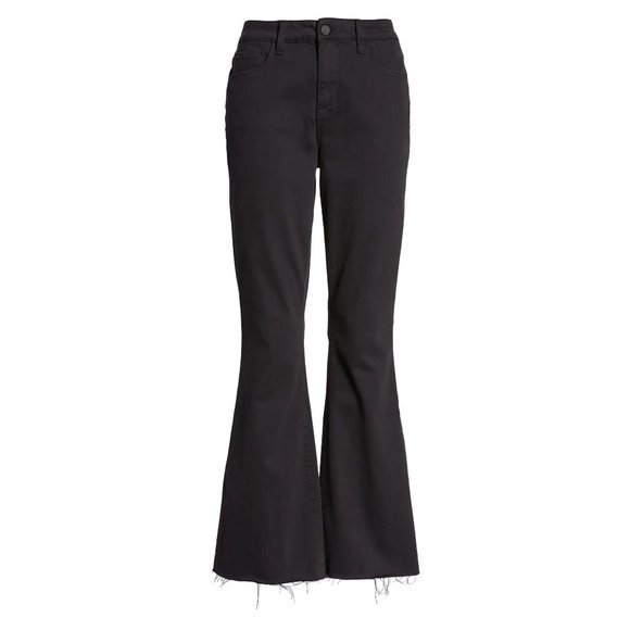 WASH LAB DENIM Kick Flare Jeans in Black - Size 30 - Picture 5 of 5